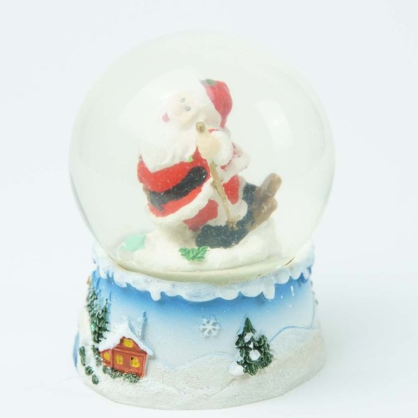 Schneekugel Ø 6,5cm Weihnachtsmann 4 Designs