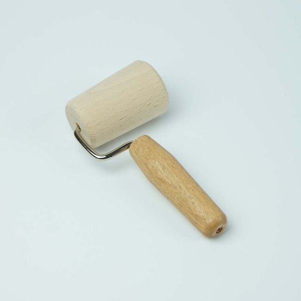 Nudelholz-Teigrolle Einhand aus Holz konisch