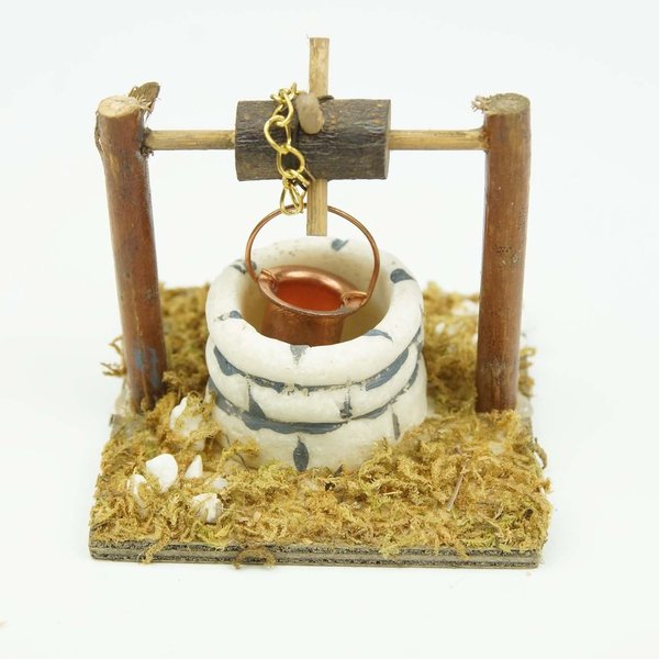 Ziehbrunnen Miniatur Steinbrunnen Weihnachtskrippe Modellbau